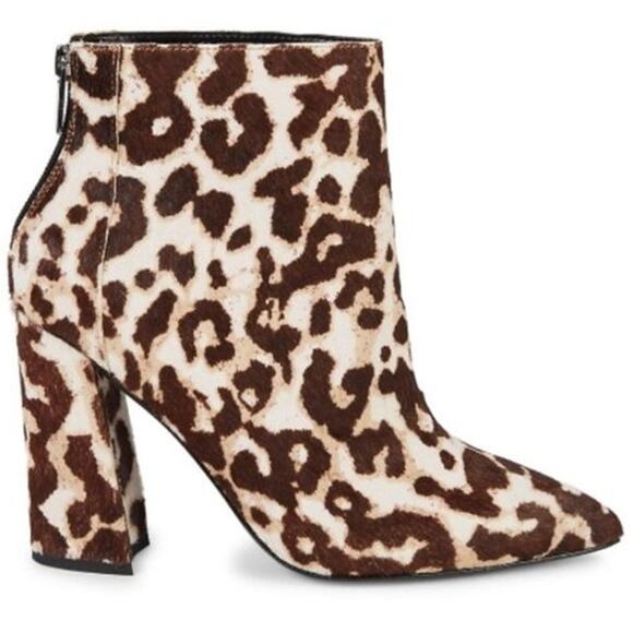 Charles David Shoes - Charles David Snow Leopard Printed Haircalf Boots